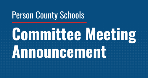 committee meeting announcement